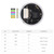 Waveshare 25515 Round 2D Codes Scanner Module Barcode/QR Code Reader, With LED Indicator