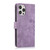 For iPhone 15 Pro Max Orchid Butterfly Embossed Leather Phone Case(Purple)