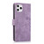 For iPhone 11 Pro Max Orchid Butterfly Embossed Leather Phone Case(Purple)