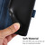For iPhone 13 Pro Max Orchid Butterfly Embossed Leather Phone Case(Blue)