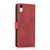 For iPhone XR Orchid Butterfly Embossed Leather Phone Case(Red)