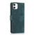 For iPhone 11 Orchid Butterfly Embossed Leather Phone Case(Green)