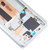For Xiaomi 13 Ultra Original Front Housing LCD Frame Bezel Plate (Silver)