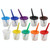 Children Plastic Pen Cup Bristles Graffiti Painting Brush Set, Specification: HB-5 + 5 Light Colors