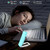 USB Charging Portable Detachable Reading Clip Light Rotatable Eye Protection Mini LED Desk Lamp(Blue)