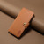 For Samsung Galaxy S23 Ultra 5G Denior Cowhide Texture Wallet Style Leather Phone Case(Khaki)