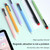 For Apple Pencil 2 Pen Clip Ultra Thin Series Stylus Pen Protective Case(Black)