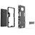 For Xiaomi Poco X3 NFC PC + TPU Shockproof Protective Case with Holder(Red)