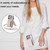 For iPhone SE 2020 / 2020 / 8 / 7 YM006 Skin Feel Zipper Card Bag Phone Case with Dual Lanyard(Apricot)