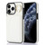 For iPhone 11 Pro Max YM006 Ring Holder Card Bag Skin Feel Phone Case(White)