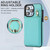 For iPhone 12 Pro Max YM006 Ring Holder Card Bag Skin Feel Phone Case(Green)