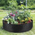 80x30cm 150L Felt Planting Barrel Indoor Outer Round Plant Bag Non-Woven Seedling Bag(Camel)
