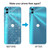For Motorola Moto E32 India Original Battery Back Cover(Blue)