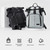 Cwatcun D95 Large Capacity Photography Backpack Shoulders Laptop Camera Bag, Size:30.5 x 18 x 38cm(Dark Black)