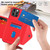 For iPhone 12 Pro Rhombic Texture Card Bag RFID Phone Case with Long Lanyard(Red)