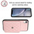 For iPhone XR Rhombic Texture Card Bag RFID Phone Case with Long Lanyard(Rose Gold)