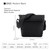 Cwatcun D103 Crossbody Camera Bag Photography Lens Shoulder Bag, Size:22.5 x 22.5 x 12.5cm(Black)