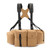 Cwatcun D104 Camera Waist Pack Vest Bag, Size:75 x 10.5 x 27.5cm(Earth)