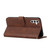 For Samsung Galaxy A35 Stitching Calf Texture Buckle Leather Phone Case(Brown)