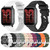 For Samsung Galaxy Watch Active 2 44mm 20mm Smooth Solid Color Silicone Watch Band(Midnight Blue)