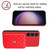 For Samsung Galaxy S24 5G Rhombic Texture Card Bag RFID Phone Case with Long Lanyard(Red) For Samsung Galaxy S24 5G Rhombic Texture Card Bag RFID Phone Case with Long Lanyard(Red)