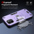 For Xiaomi Redmi A1 2 in 1 Shockproof Phone Case(Purple)
