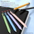 For Apple Pencil 2 Pen Clip Silicone Stylus Pen Protective Case(Sky Blue)
