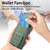 For vivo S16 / V27 Carbon Fiber Card Bag Fold Stand Phone Case(Green)