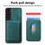 For Samsung Galaxy S22+ 5G Retro Leather Card Bag Magnetic Phone Case(Green)