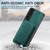 For Samsung Galaxy S22+ 5G Retro Leather Card Bag Magnetic Phone Case(Green)
