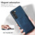 For Samsung Galaxy S23 5G Retro Leather Card Bag Magnetic Phone Case(Blue)