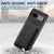 For Google Pixel 7 Retro Leather Card Bag Magnetic Phone Case(Black)