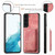 For Samsung Galaxy S22 5G Retro Leather Card Bag Magnetic Phone Case(Pink)