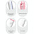Pet Ultraviolet Sterilization And Mite Removal Massage Comb Dog Hair Brush(Pink)