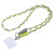 Universal Phone Three Strand Long Lanyard(White Grey Green)