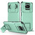 For Xiaomi Poco X3 Stereoscopic Holder Sliding Camshield Phone Case(Light Blue)