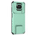 For Xiaomi Poco X3 Stereoscopic Holder Sliding Camshield Phone Case(Light Blue)