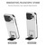 For iPhone 13 Pro Max Stereoscopic Holder Sliding Camshield Phone Case (White)