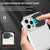 For iPhone 13 Pro Max Stereoscopic Holder Sliding Camshield Phone Case (White)