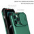 For iPhone 11 Pro Stereoscopic Holder Sliding Camshield Phone Case (Green)