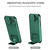 For iPhone 14 Pro Max Stereoscopic Holder Sliding Camshield Phone Case (Green)