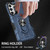 For Samsung Galaxy S22 5G Ring Holder Armor Hybrid Phone Case(Blue)