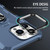 For iPhone 11 Pro Max Ring Holder Armor Hybrid Phone Case (Blue)