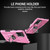 For Xiaomi Poco X4 Pro 5G Ring Holder Armor Hybrid Phone Case(Pink)
