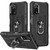 For Xiaomi Poco X4 Pro 5G Ring Holder Armor Hybrid Phone Case(Black)