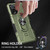 For Xiaomi Poco X4 Pro 5G Ring Holder Armor Hybrid Phone Case(Green)