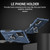 For Xiaomi Poco X4 Pro 5G Ring Holder Armor Hybrid Phone Case(Blue)