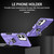 For Xiaomi Redmi Note 12 5G Global / Poco X5 Ring Holder Armor Hybrid Phone Case(Purple)
