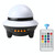 LED Flying Saucer Starry Sky Light Bluetooth Music Star Projection Night Light with Remote Control (White)