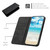 For Motorola Moto G Play 2024 Diamond Splicing Skin Feel Magnetic Leather Phone Case(Black)